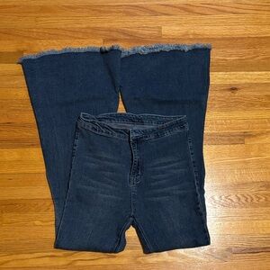 Unk Dark Blue Flare Jeans